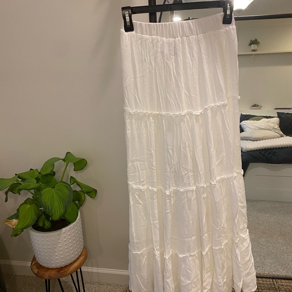 White skirt